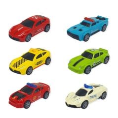 Çek Bırak Metal Küçük Arabalar 8 cm 6'lı Set