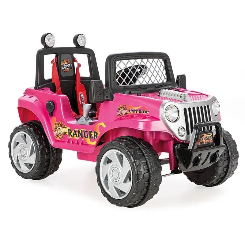 Pilsan Ranger Akülü Araba 12 Volt 05-107 Metalik Pembe