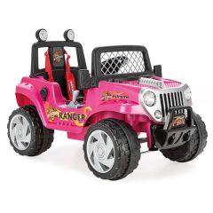 Pilsan Ranger Akülü Araba 12 Volt 05-107 Metalik Pembe