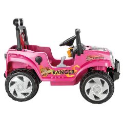 Pilsan Ranger Akülü Araba 12 Volt 05-107 Metalik Pembe