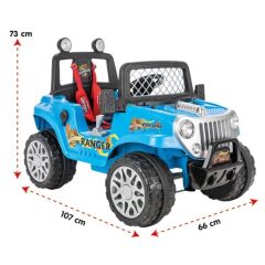 Pilsan Ranger Akülü Araba 12 Volt 05-107 Metalik Pembe