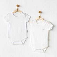 Andywawa AC25554 Sleeve Jacquard 2'Li Basic Body Ecru White