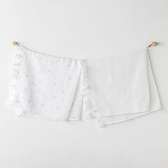 Andywawa AC25582 Magical Butterfly Müslin 85x90 2'Li Battaniye White