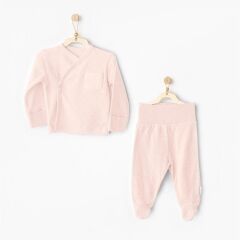 Andywawa AC25557 Side Snap Set 2'Li Zıbın Takım Dark Pink