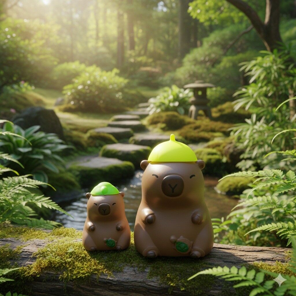 Sevimli Hayvanlar Serisi - Kapibara 2 ' li Figür Set