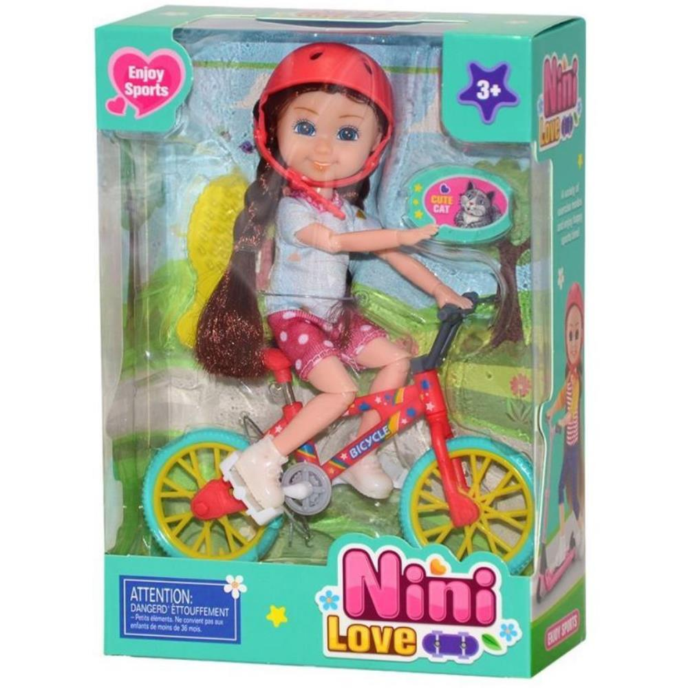 Sevimli Bisikletli Kız - 53836-BİSİKLET