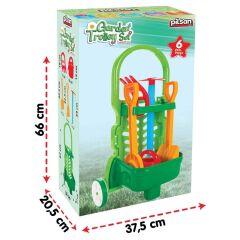 Pilsan Arabalı Bahçe Seti