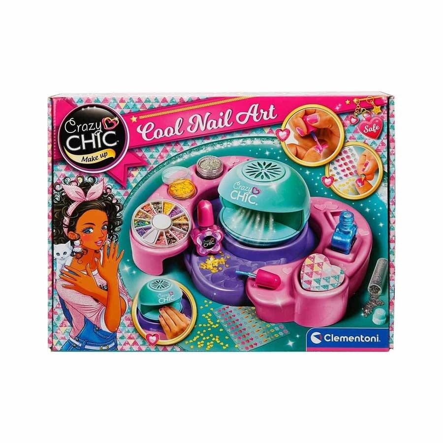 Clementoni Crazy Chic Havalı Tırnak Tasarımları