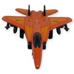 Çek Bırak Metal Mini Savaş Uçağı 10 cm - Kırmızı
