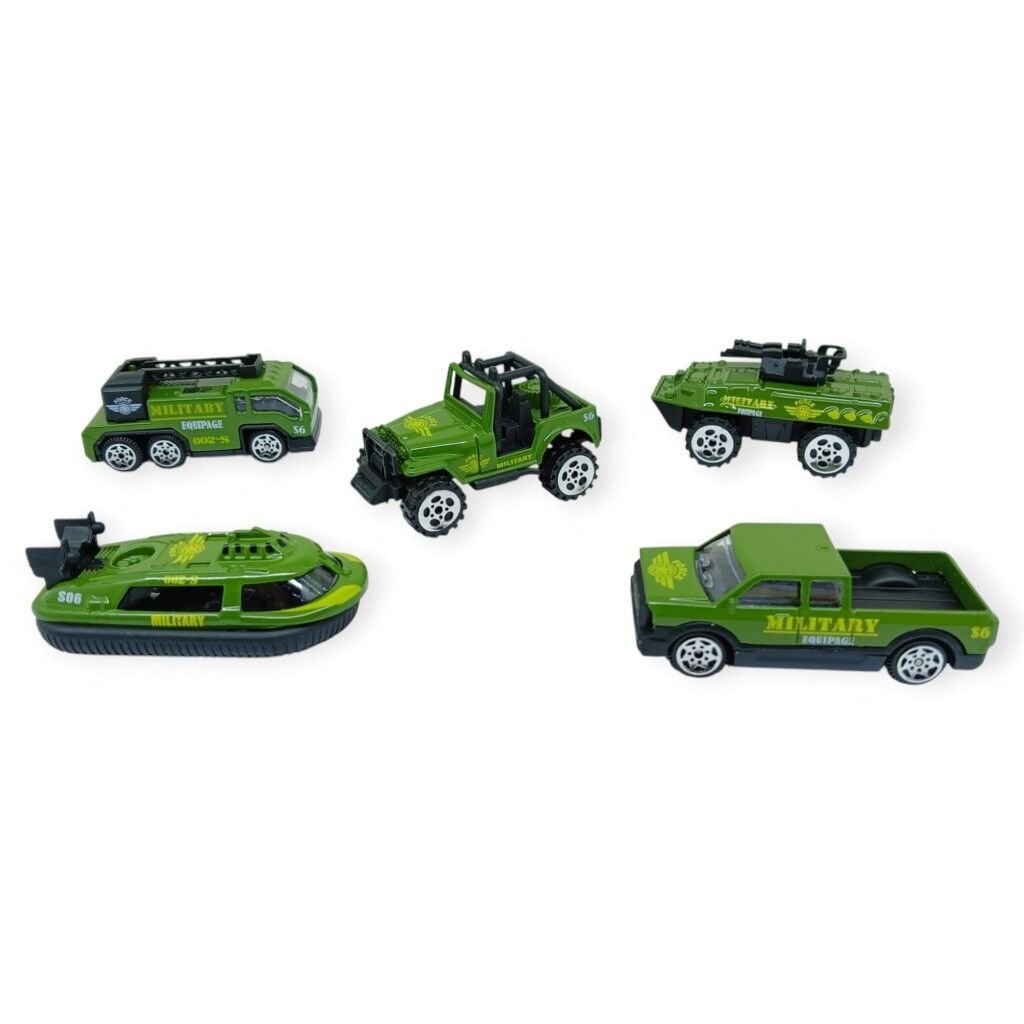 İş Araçları Serisi - Askeri Araç Seti 5 Parça 7 cm - TH733