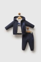 U.S. Polo Assn 3'lü Takım USB2584 Lacivert