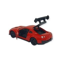 Çek Bırak Metal Küçük Arabalar 8 cm - 6411A-5 - Kırmızı