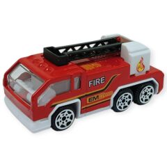 İş Araçları Serisi - İtfaiye Araç Seti 5 Parça 7 cm - TH733