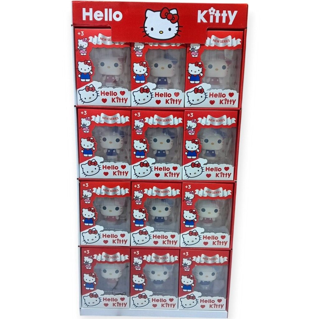 6019- HELLO KİTTY TEKLİ FİGÜR 3 AST STAND 12