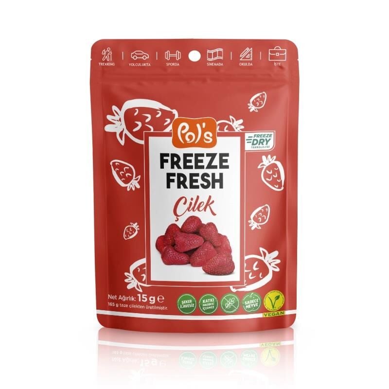 Pol’s Freeze Fresh Çilek 15 Gr