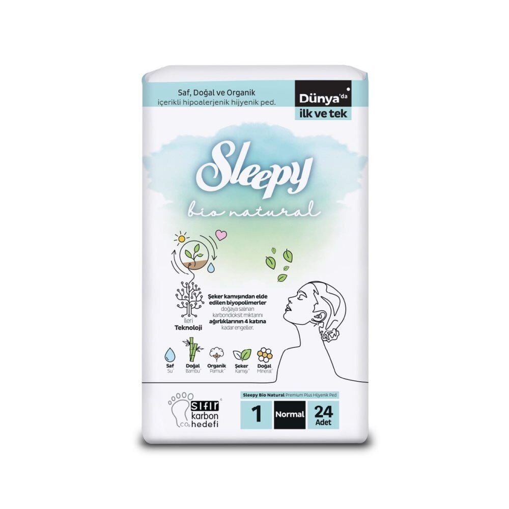 Sleepy Bio Natural Premium Plus Normal Ped 24 Adet