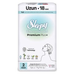 Sleepy Bio Natural Premium Plus Uzun Ped 18 Adet