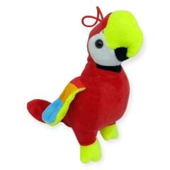 Peluş Sevimli Hayvanlar 25 cm - Kırmızı Papağan