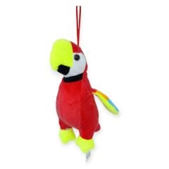 Peluş Sevimli Hayvanlar 25 cm - Kırmızı Papağan