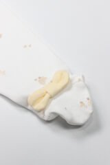 Bistyle Patikli Alt Welcome Baby Duck 16107 Sarı-Ekru