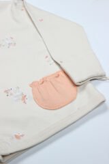 Bistyle 3Lü Zıbın Takım Fluffy And Lovely 13106 Bej