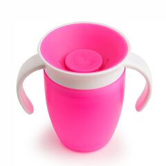 Munchkin Mucize 360° Alıştırma Bardağı 6 Ay+ 207 ml Pembe