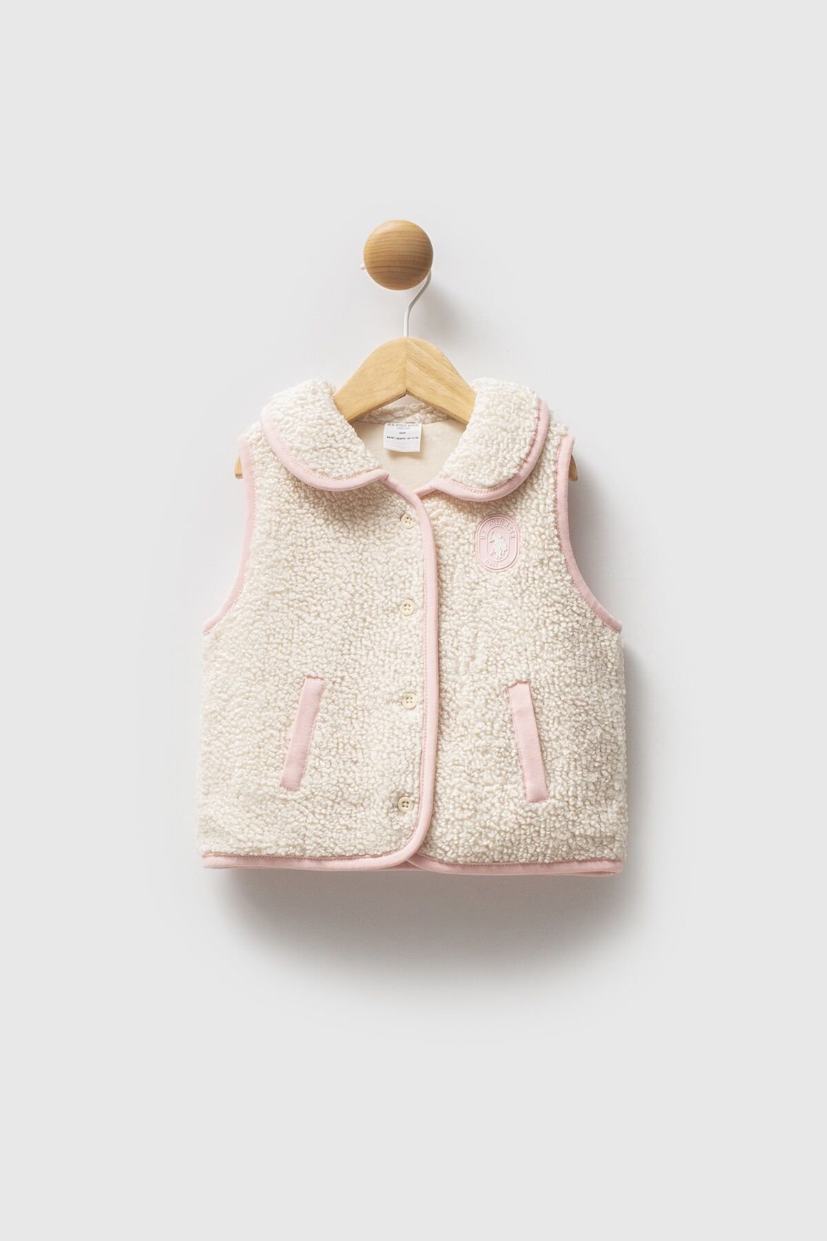 U.S. Polo Assn Yelek USB2777 Ekru