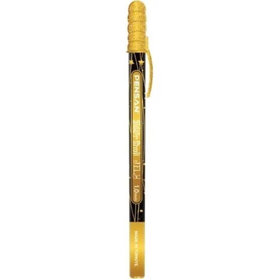 Pensan Işıltılı Simli Jel Kalem 1.0 MM/Mavi