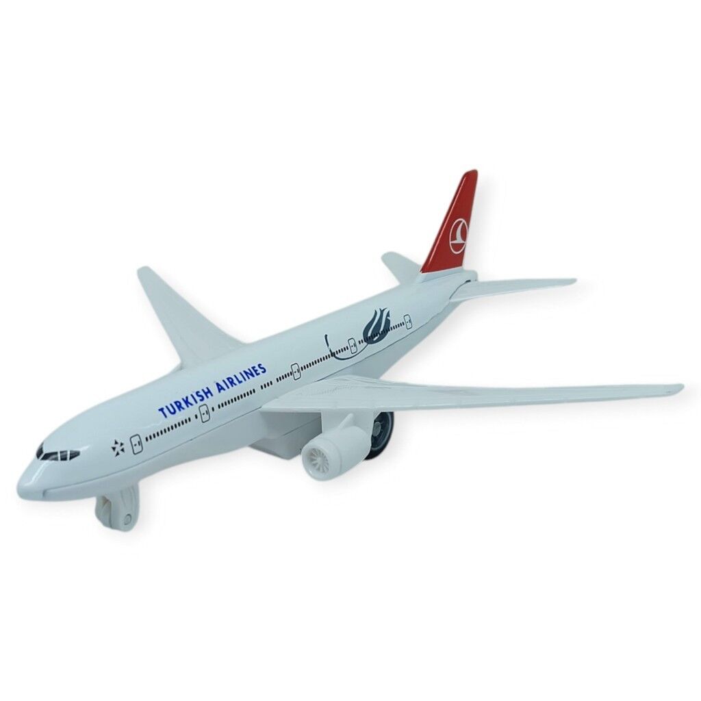 Çek Bırak Metal Yolcu Uçağı - 15 cm - Küçük Boy
