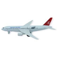 Çek Bırak Metal Yolcu Uçağı - 15 cm - Küçük Boy