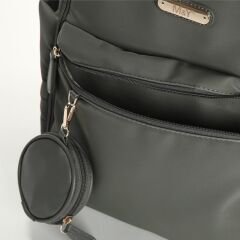 M&Y Diamond Anne Bebek Bakım Sırt Çantası 7345 Gri