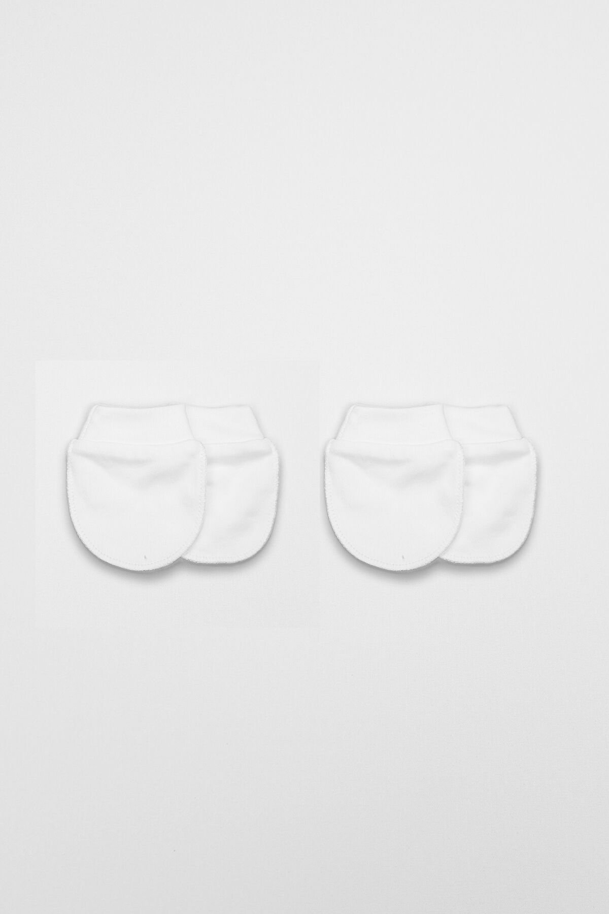 Bistyle 2Li Penye Eldiven Basıc 90108 Beyaz