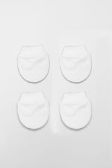 Bistyle 2Li Penye Eldiven Basıc 90108 Beyaz