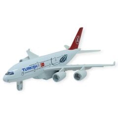 Çek Bırak Metal Yolcu Uçağı - 21 cm - Büyük Boy