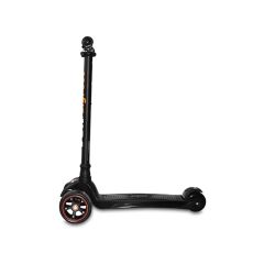 Voit 218c Işıklı Geniş 3 Teker Scooter-Siyah