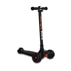 Voit 218c Işıklı Geniş 3 Teker Scooter-Siyah
