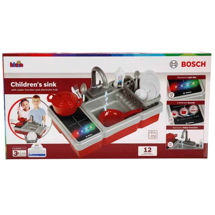 Bosch Sesli Işıklı Mutfak Set Ocak-Lavabo