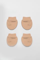 Bistyle 2Li Penye Eldiven Basıc 90108 Bej