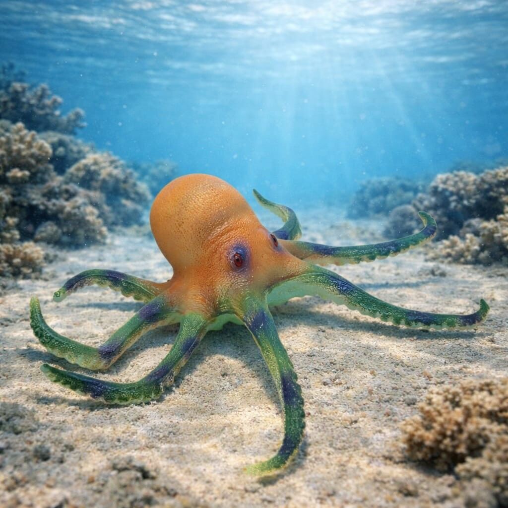 Deniz Hayvanları Serisi - Ahtapot 26 cm