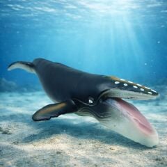 Deniz Hayvanları Serisi - Kambur Balina 30 cm