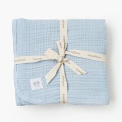 Andywawa AC25870 Müslin Home Bebek Battaniye 105*120 Blue