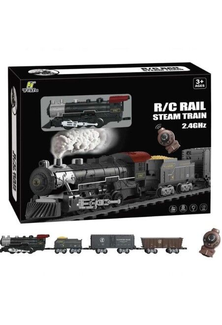 Classic Steam Kumandalı 2,4 Ghz Pilli Tren Seti 30 Parça