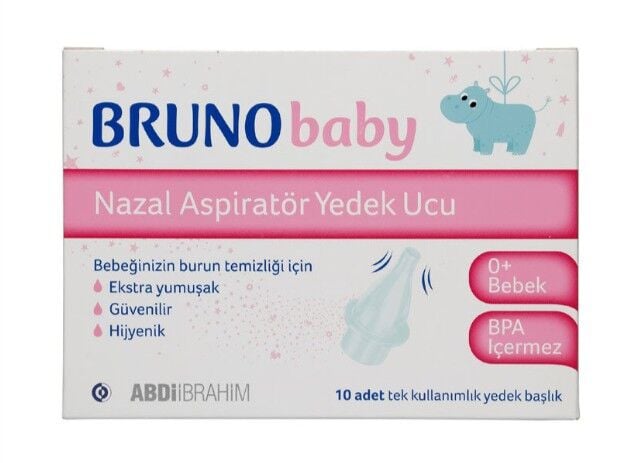 Bruno Baby Nazal Aspiratör Yedek Uç 10'lu