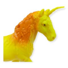 Çiftlik Hayvanları Serisi - Efsanevi Unicorn 12 cm - Sarı - Turuncu
