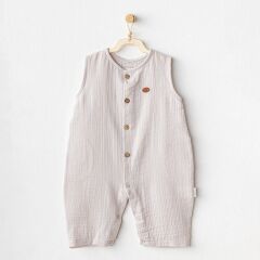 Andywawa AC25883 Müslin Home Bebe Tulum Beige