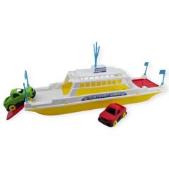 Feribot Araç Taşııyan Gemi 45 cm - Sarı