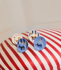Bibs Studio Colour Pin Kauçuk Emzik 0-6 Ay Sky Blue