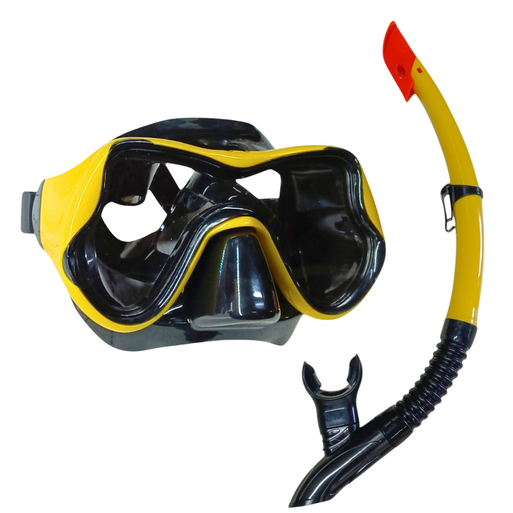 Star Diving Dalış Maskesi ve Snorkel Yetişkin – 51714-SARI