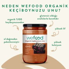 Wefood Organik Keçiboynuzu Unu 320 Gr