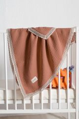 Kanz 4 Kat Kopanaki Müslin Pike Knz-017 Kiremit